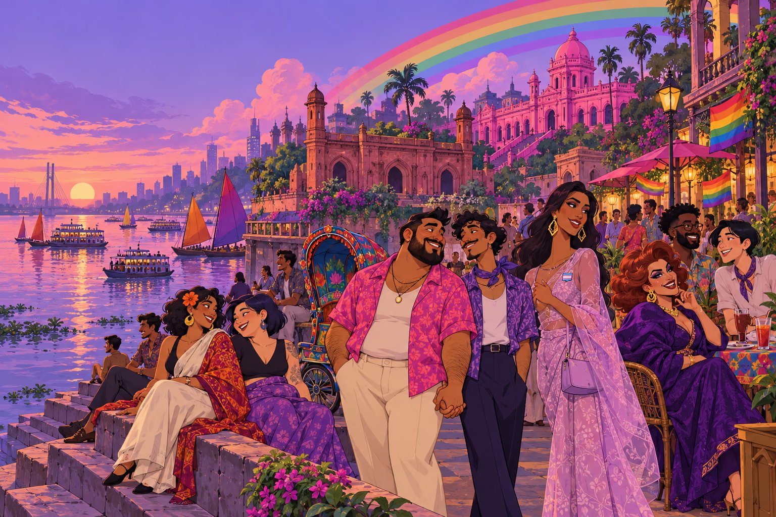 CoolVibes regional community illustration — Bangladesh, Bengali