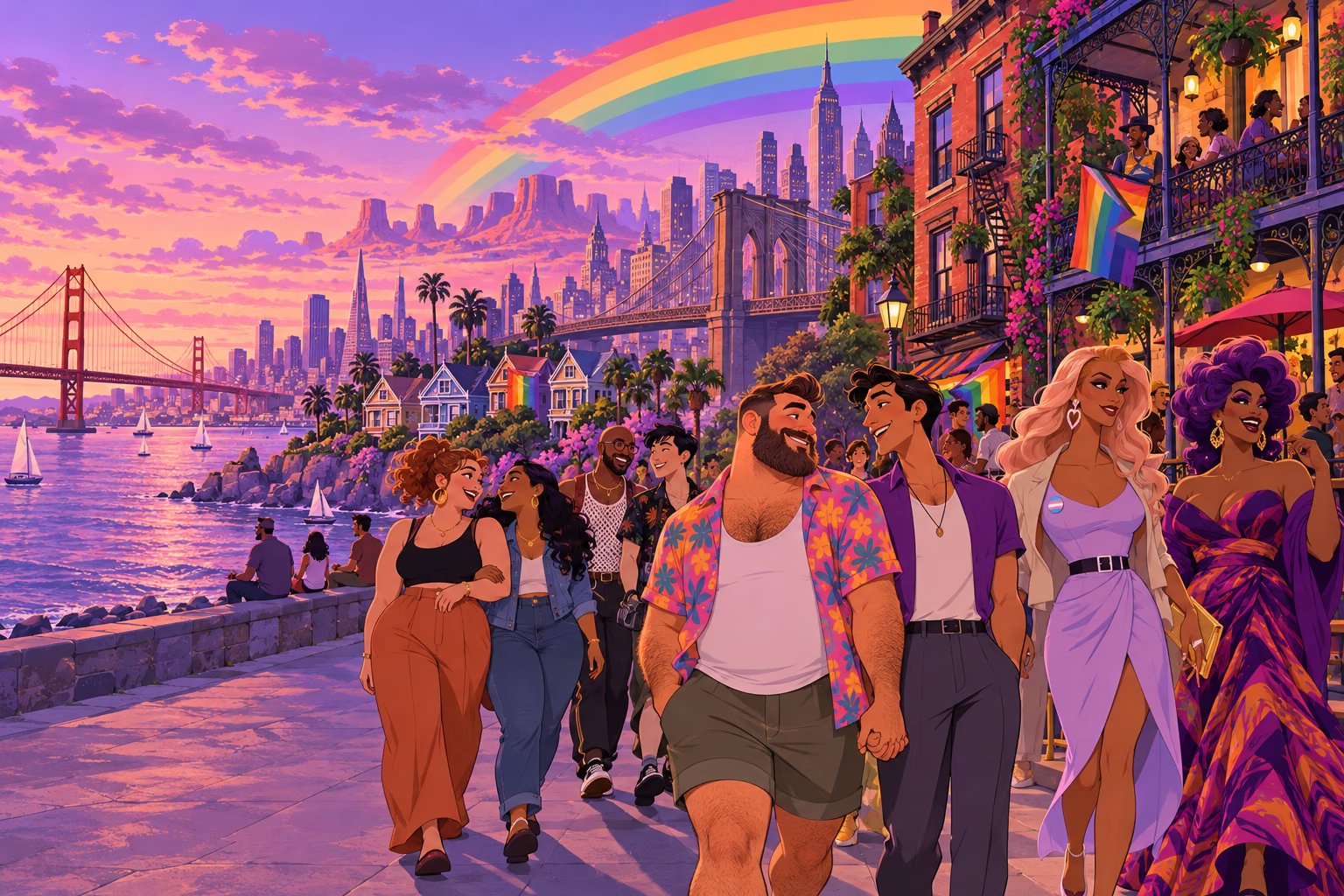 CoolVibes regional community illustration — International, English