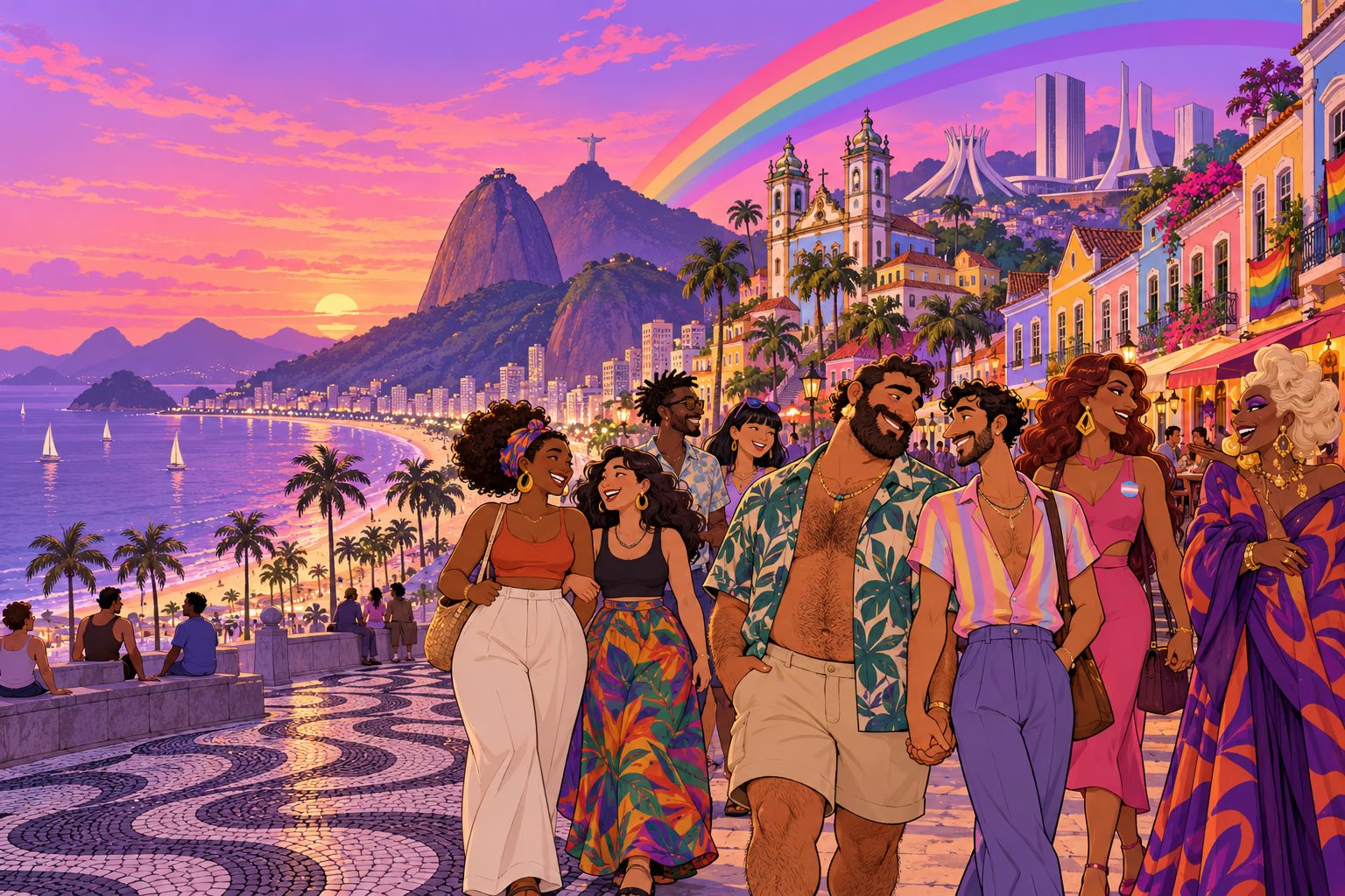 CoolVibes regional community illustration — Portugal, Portuguese