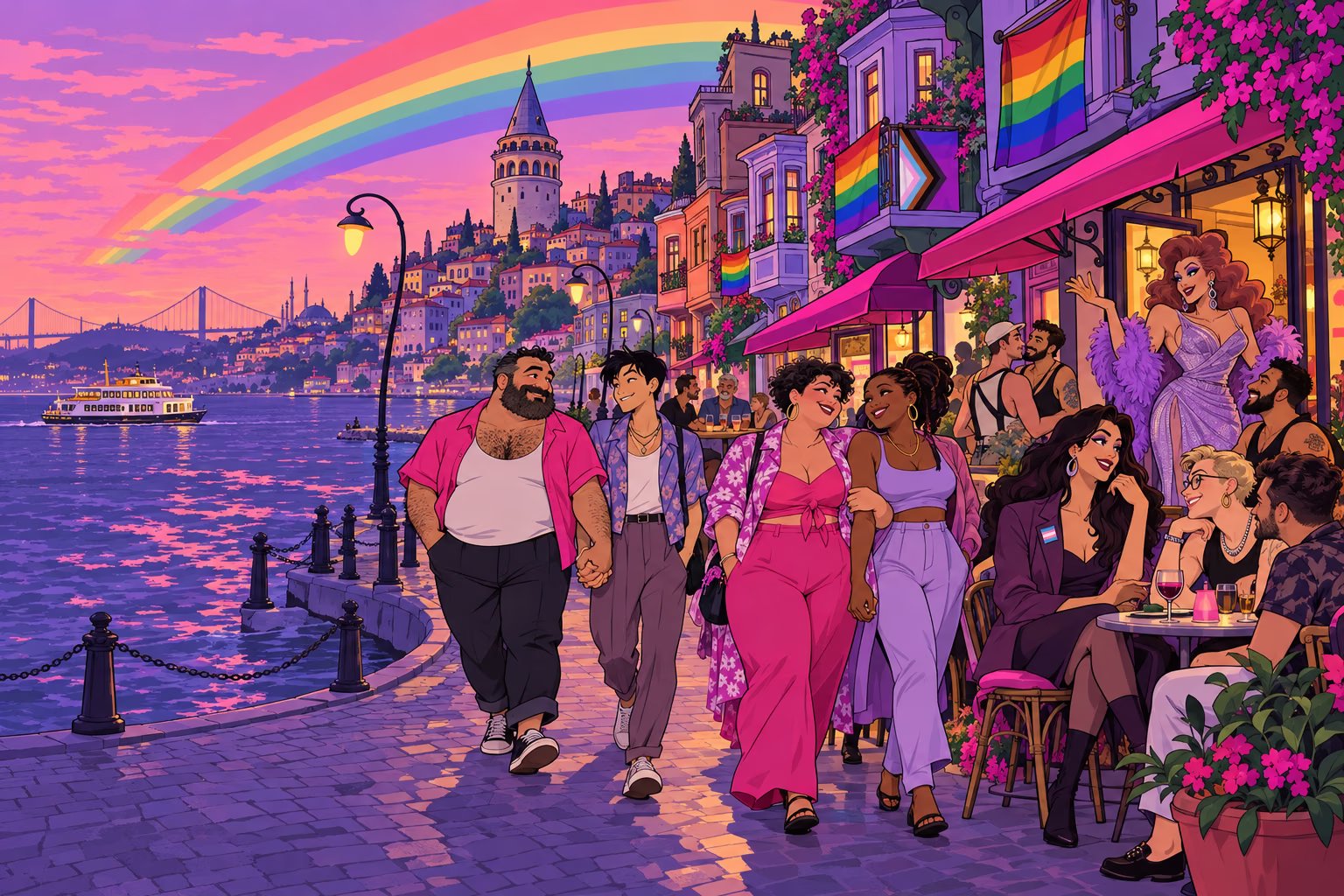 CoolVibes regional community illustration — Türkiye, Turkish