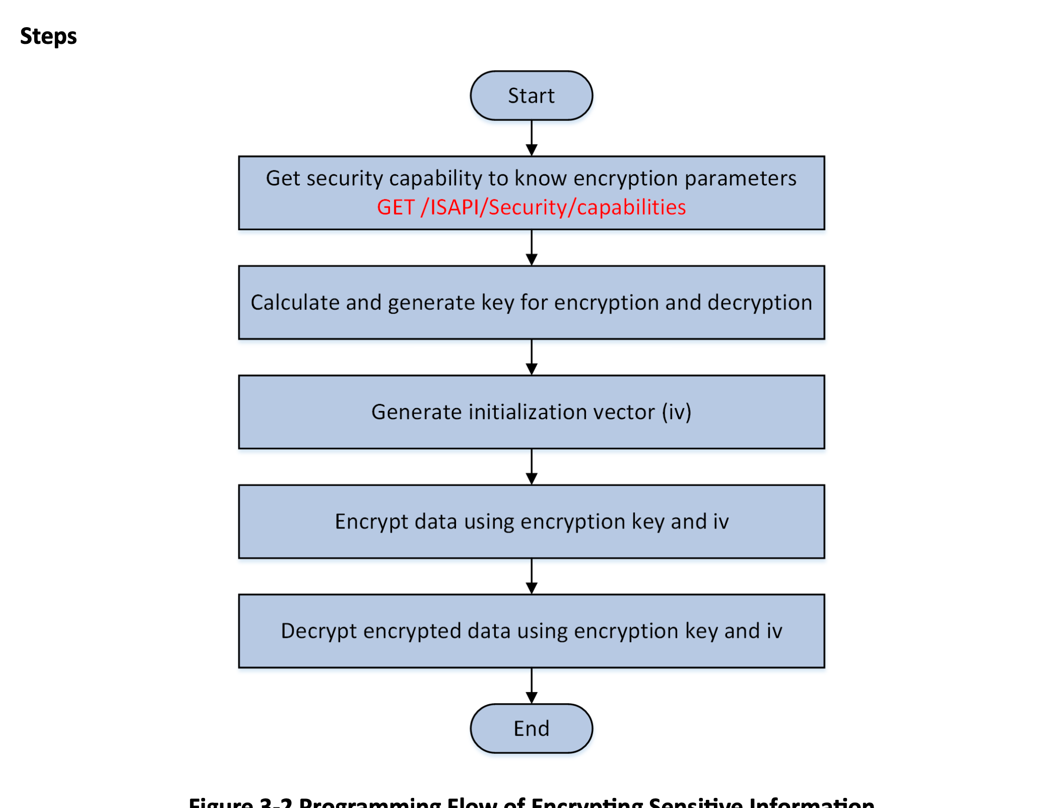 ISAPI encryption steps