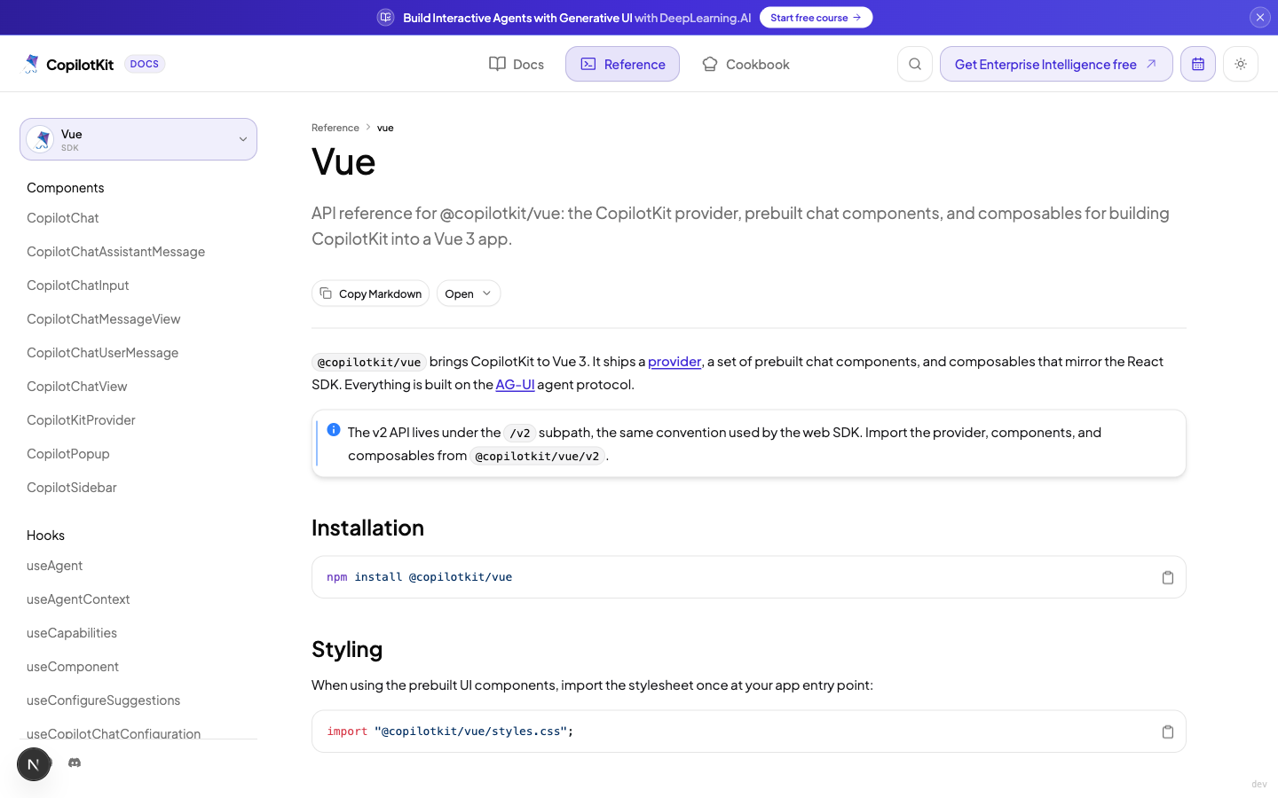 Vue reference
landing