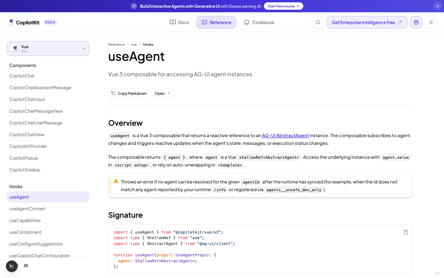 useAgent
reference