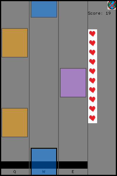 Image of the in-game portion of the tile game on normal mode