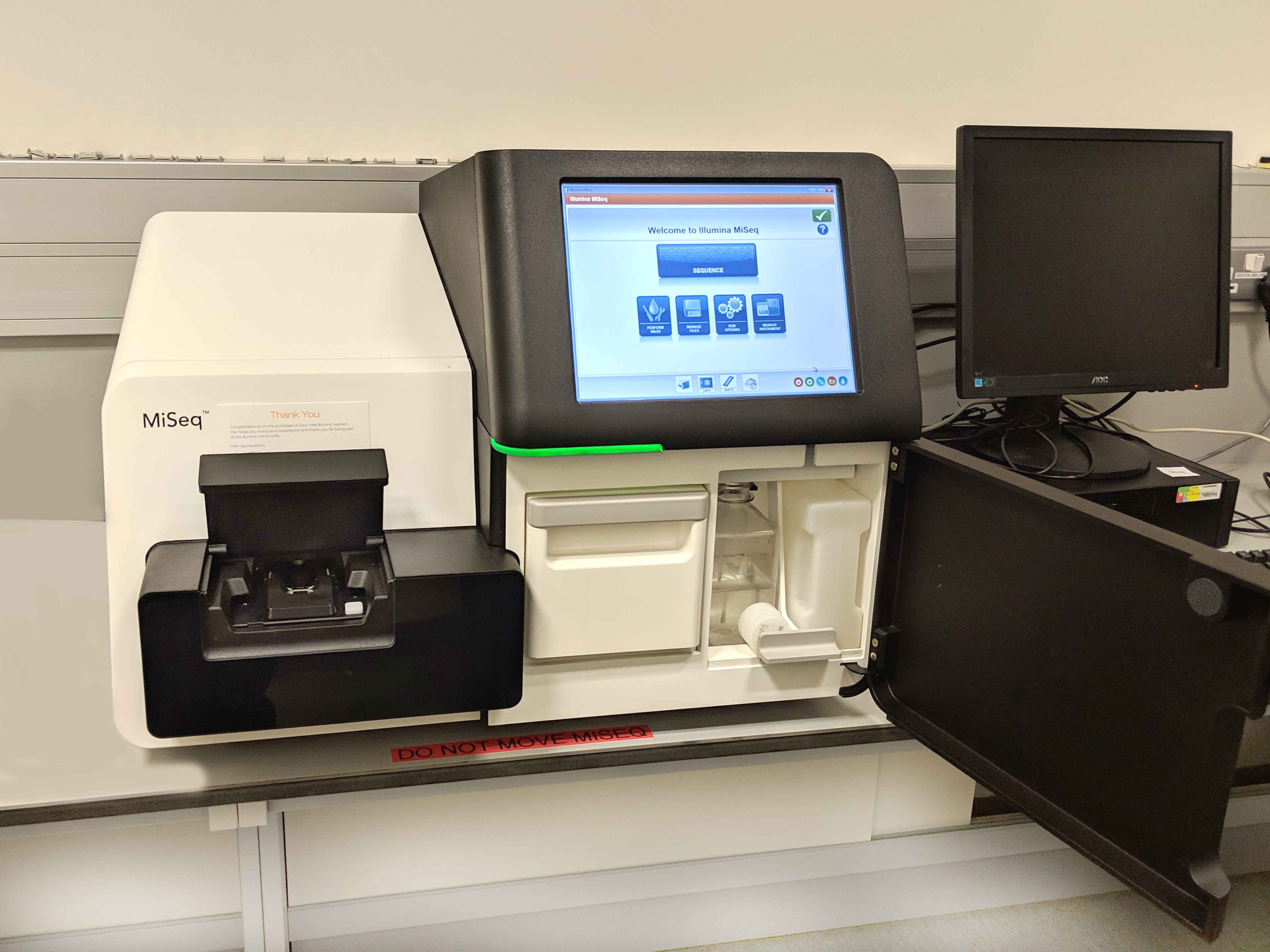 Sequencing platform for the generation of whole genome sequences. Photo: Rosemarie Slowey.