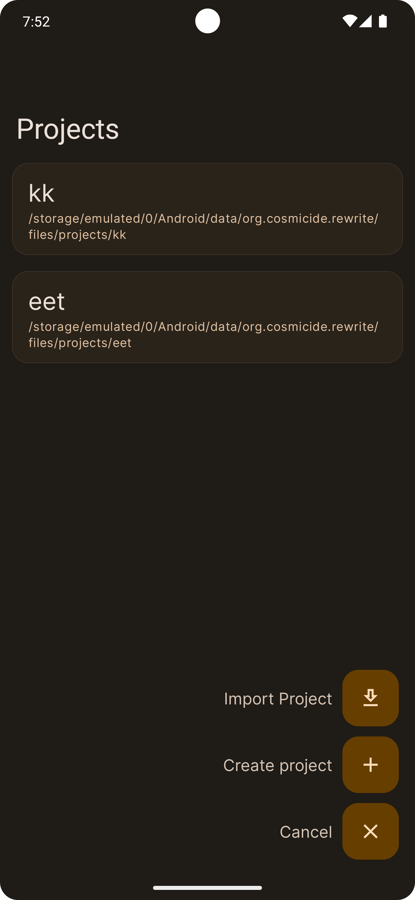 Screenshot 1 of Cosmic IDE — opens full size