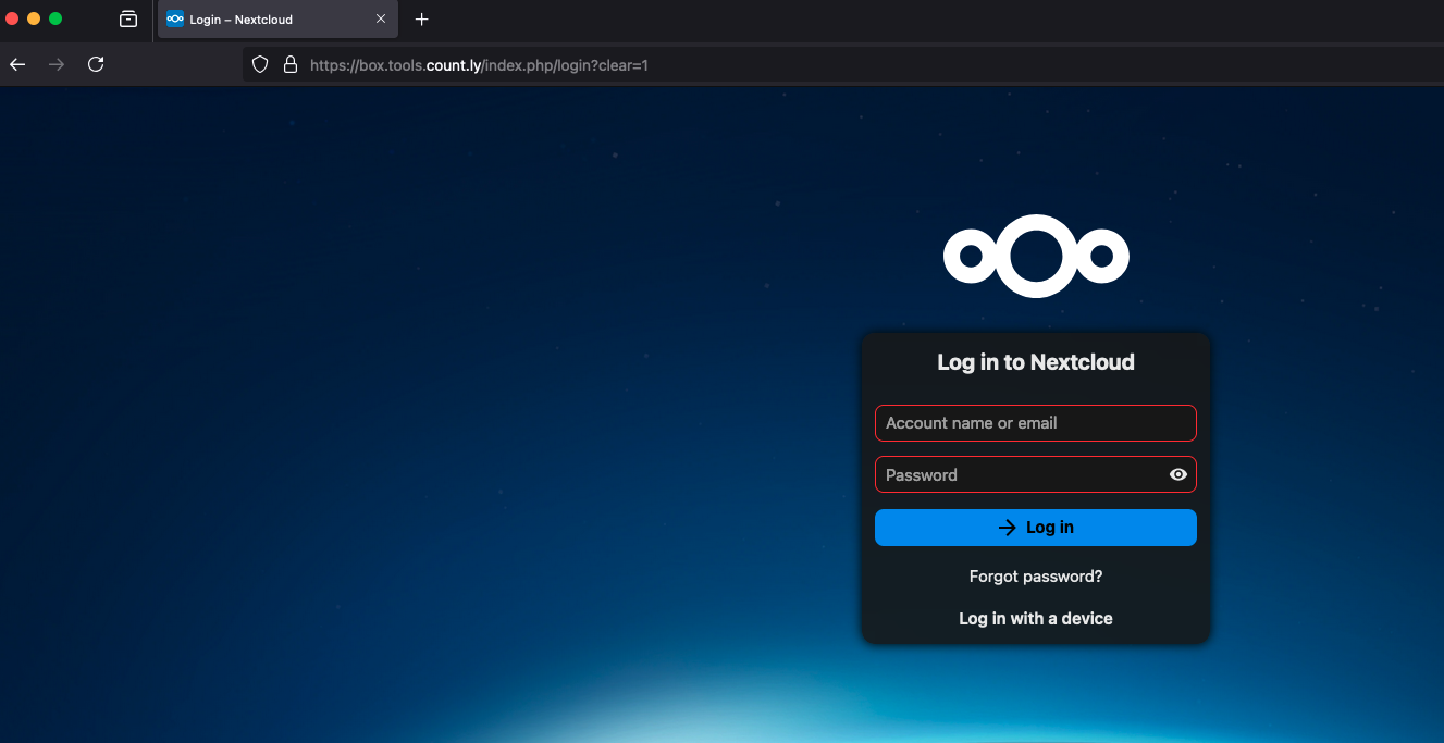 Box Tool Login