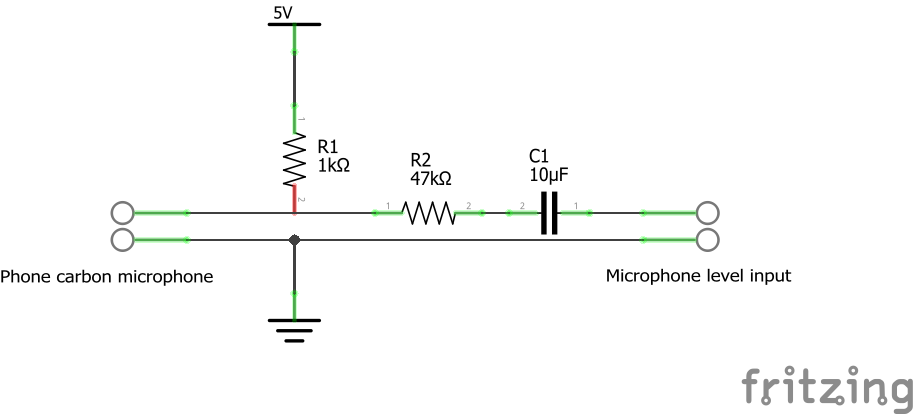 microphone converter circuit