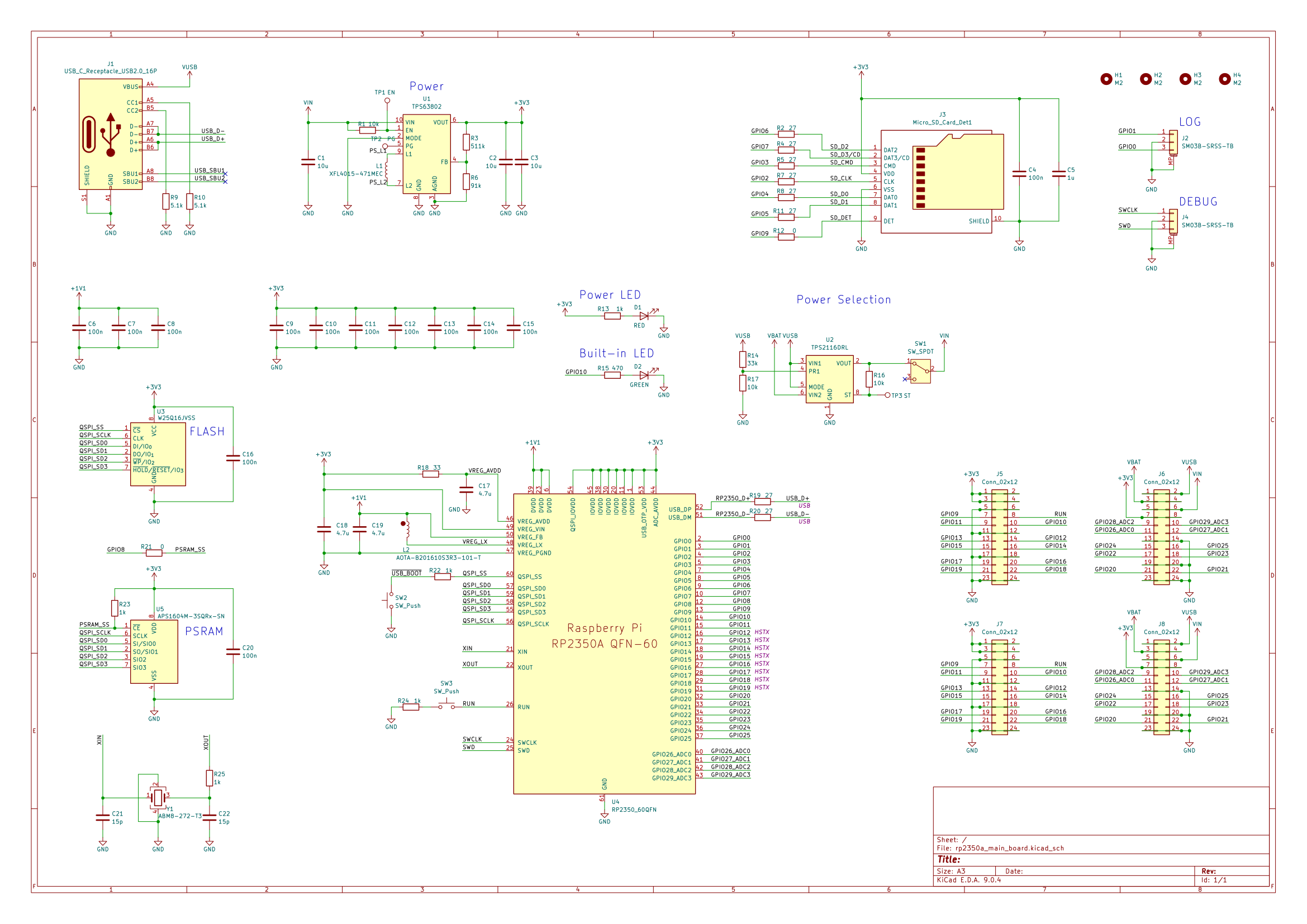Rp2350a main board, from the project README