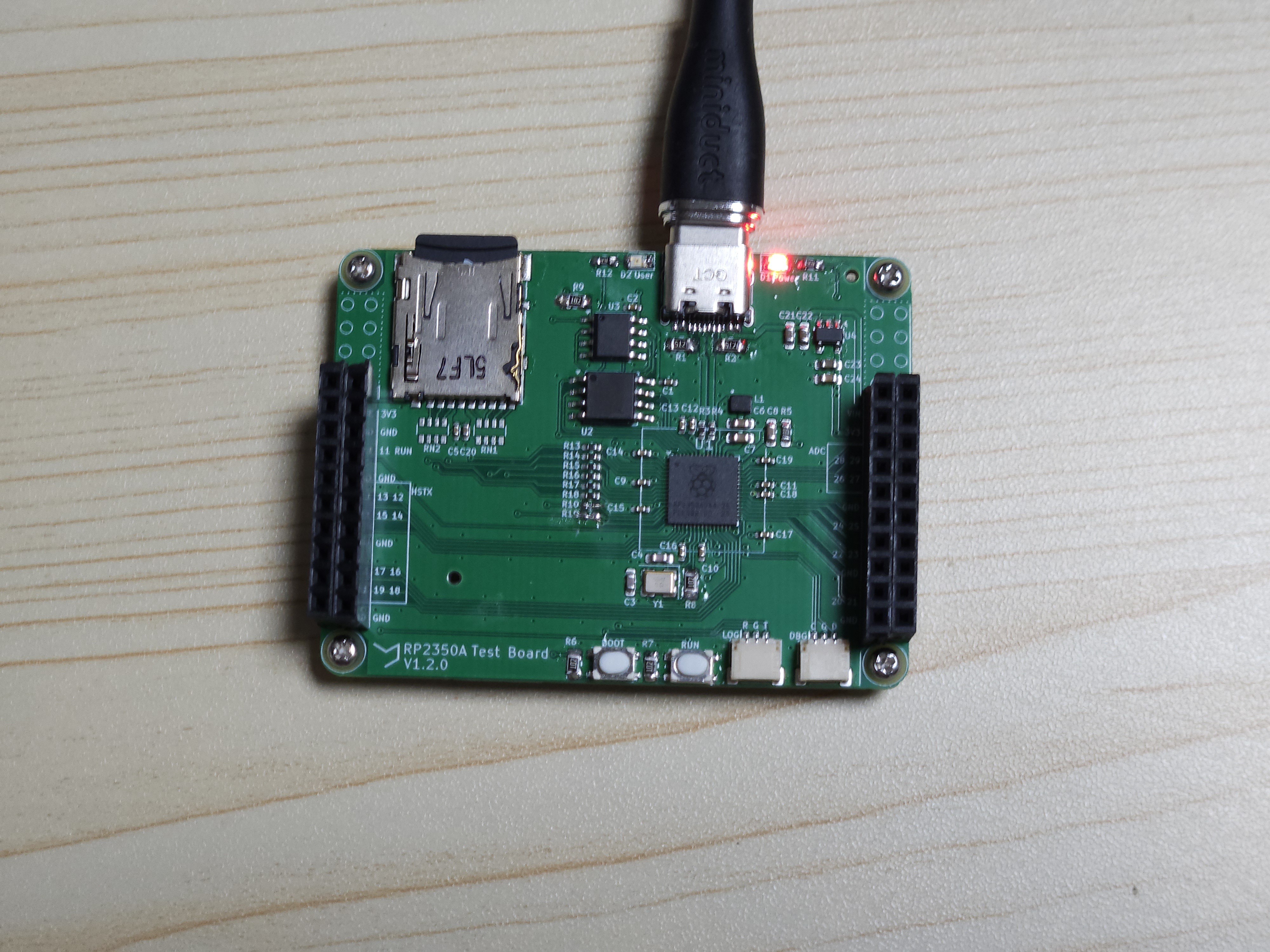 Rp2350a test board, from the project README