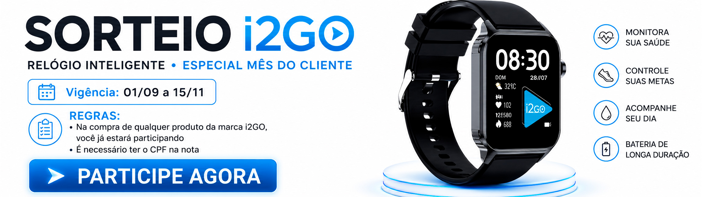 Informações do sorteio i2GO