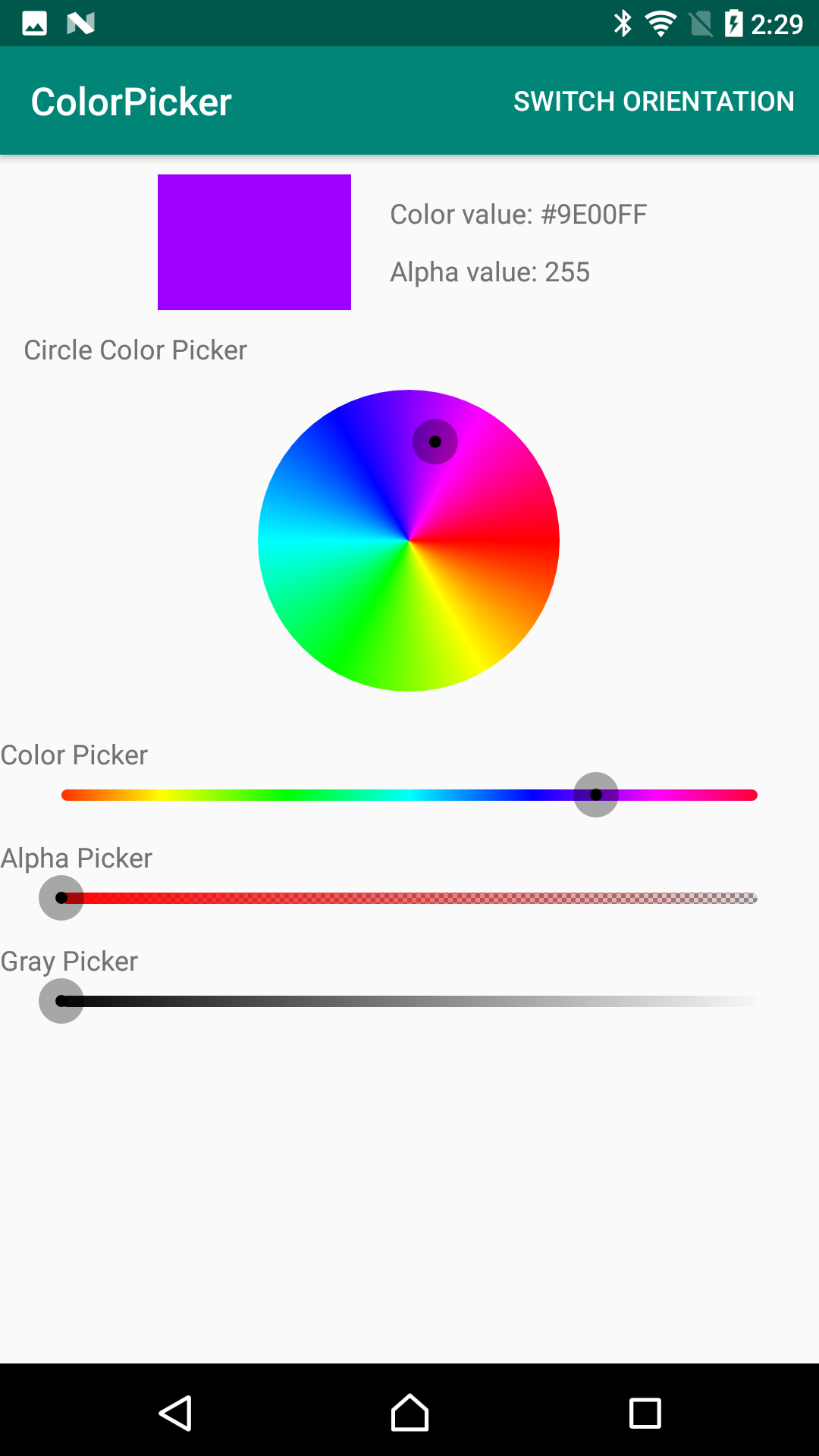 GitHub - Cricin/ColorPicker: A Color Picker Library For Android