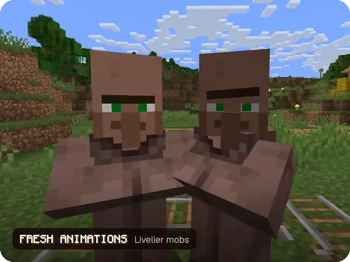 Fresh Animations: villagers that move like in the trailers