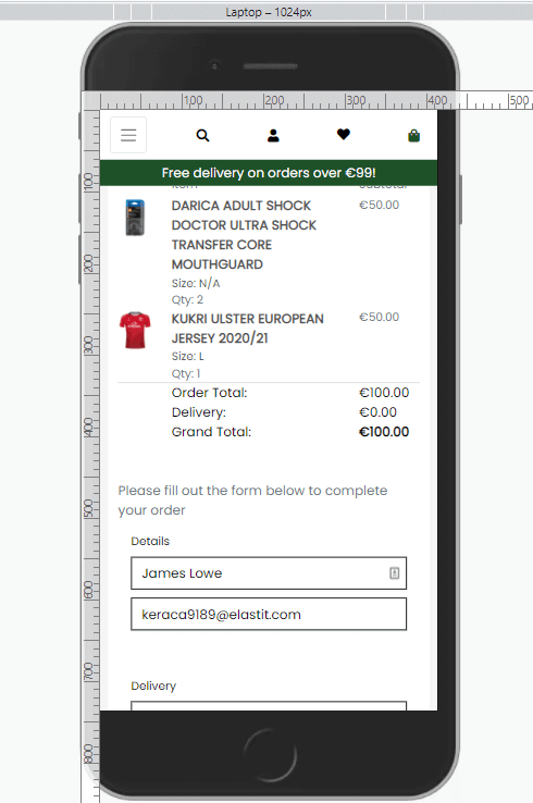 Order mobile