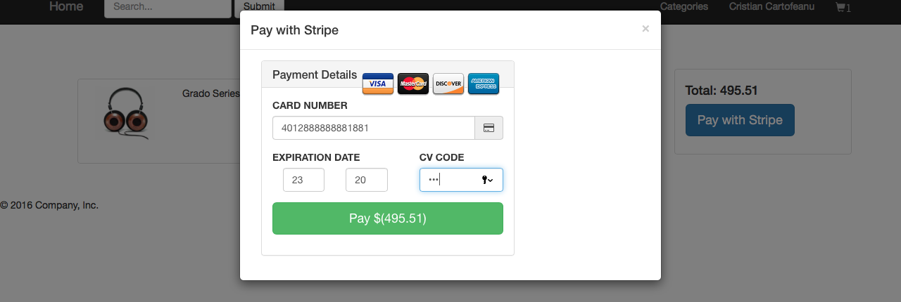 Payment feature