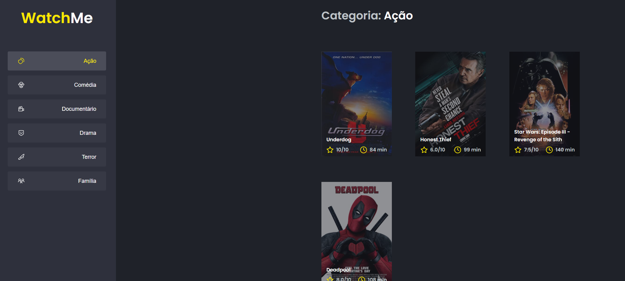 GitHub - CristianWesleyFront/Ignite-ReactJS-Movies: Projeto de desafio ...