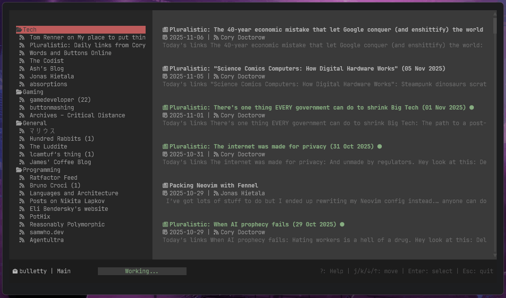 CrociDB/bulletty cover