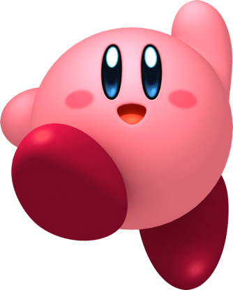 jumping picture of Kirby