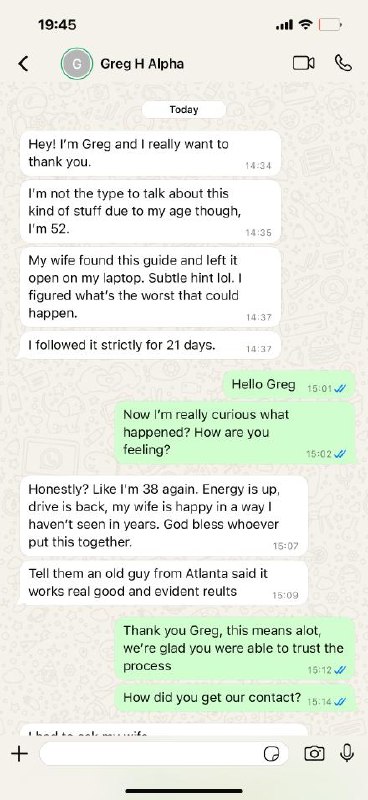 Customer testimonial