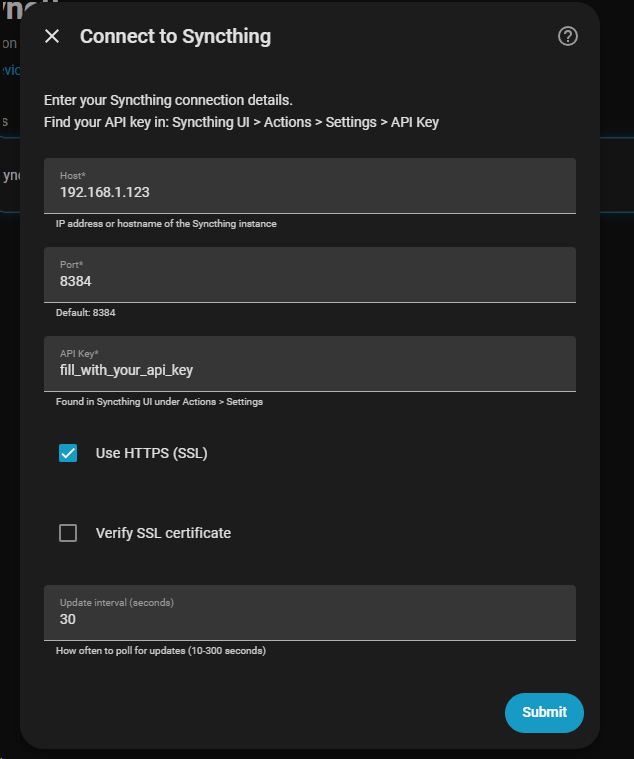 Config flow