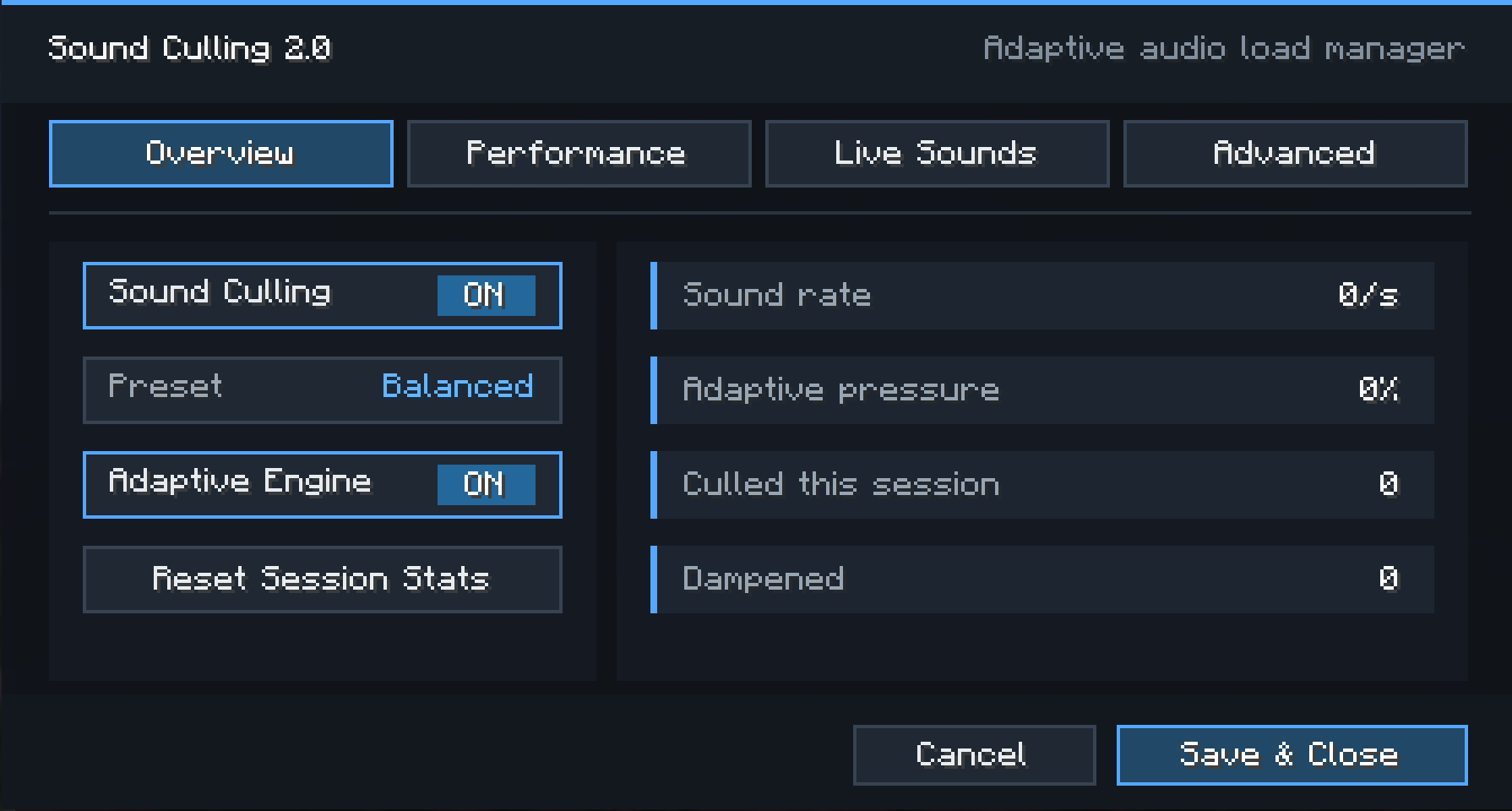 Sound Culling Overview