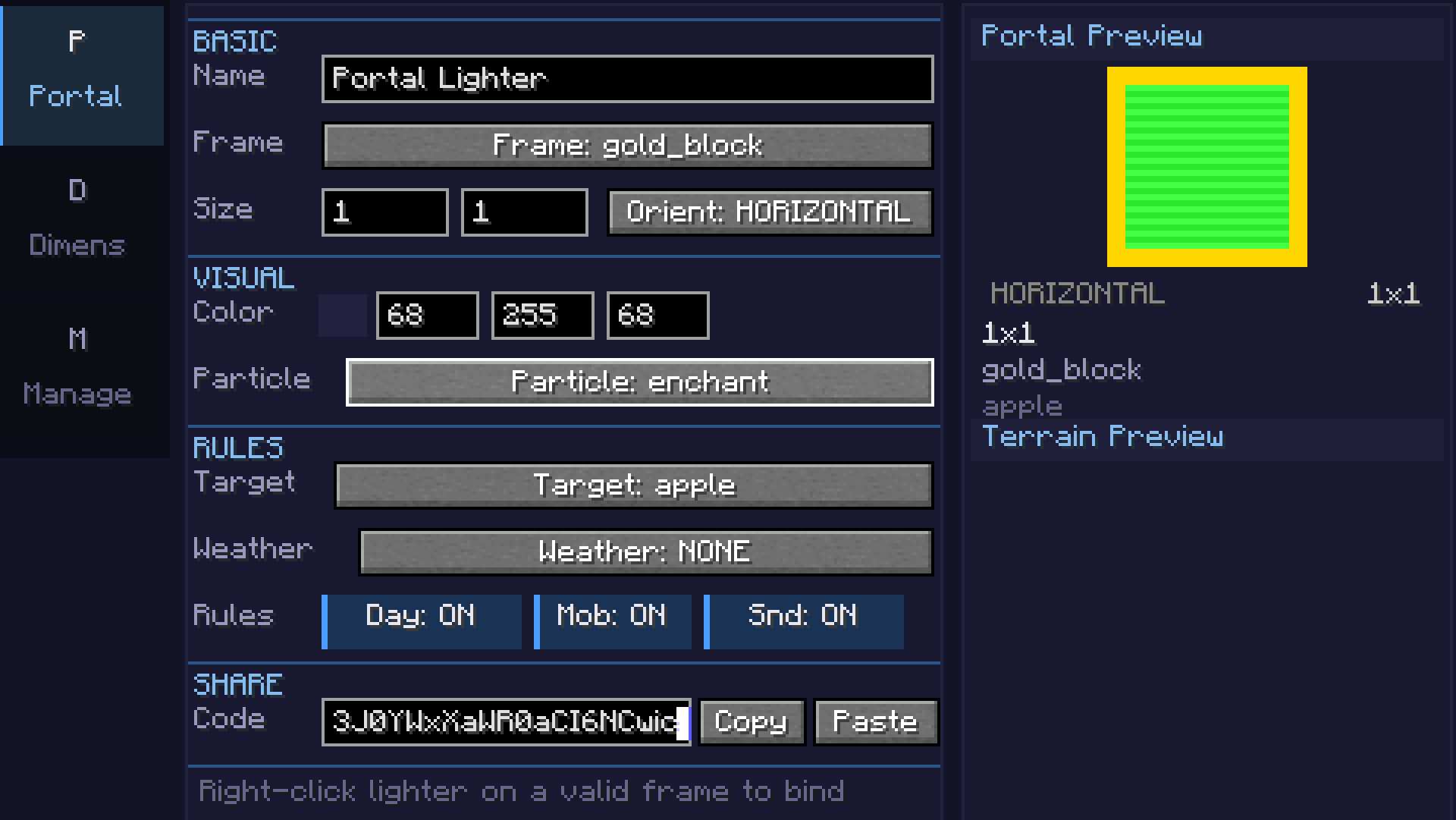 In-Game Portal