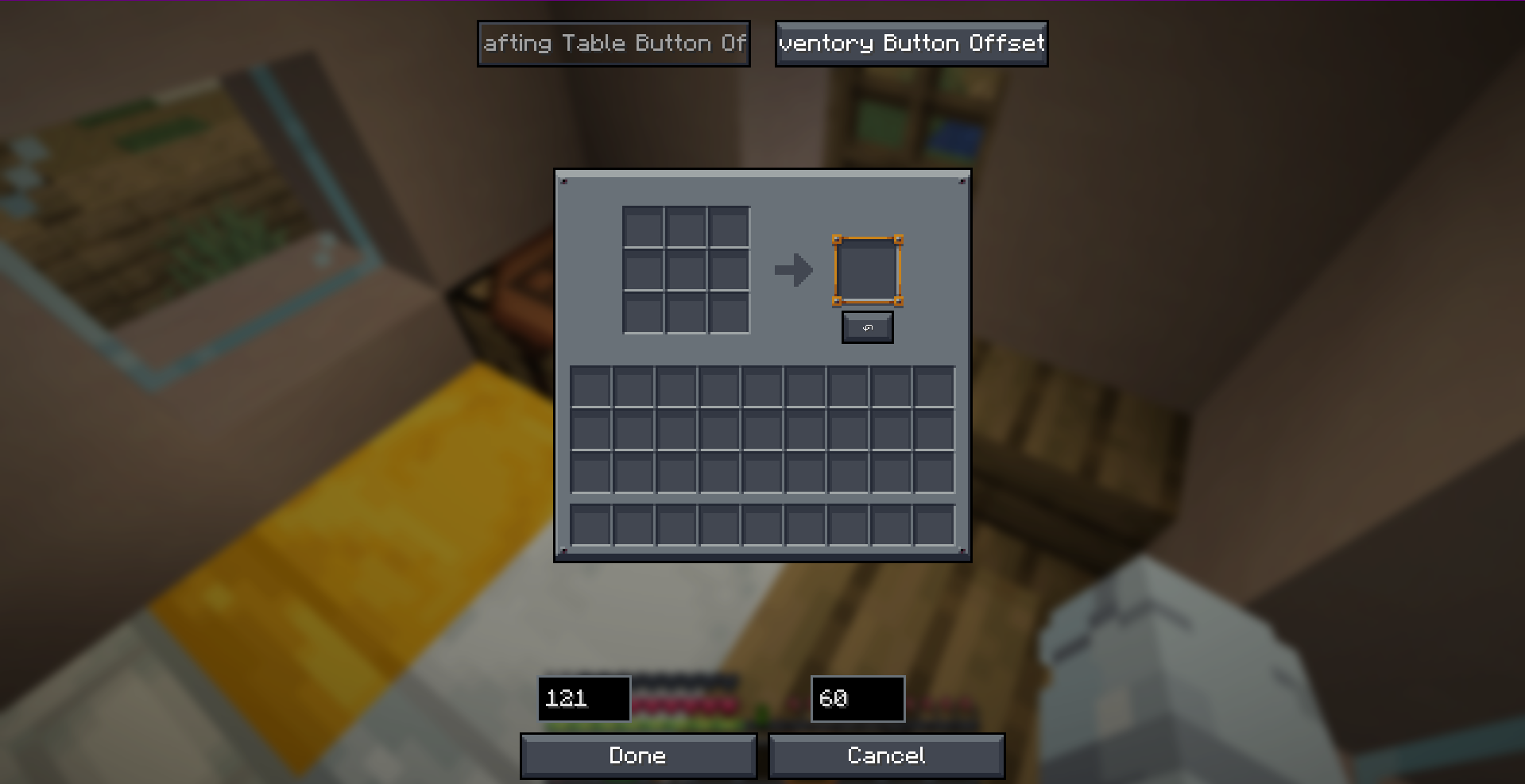Visual Config Editor - Crafting