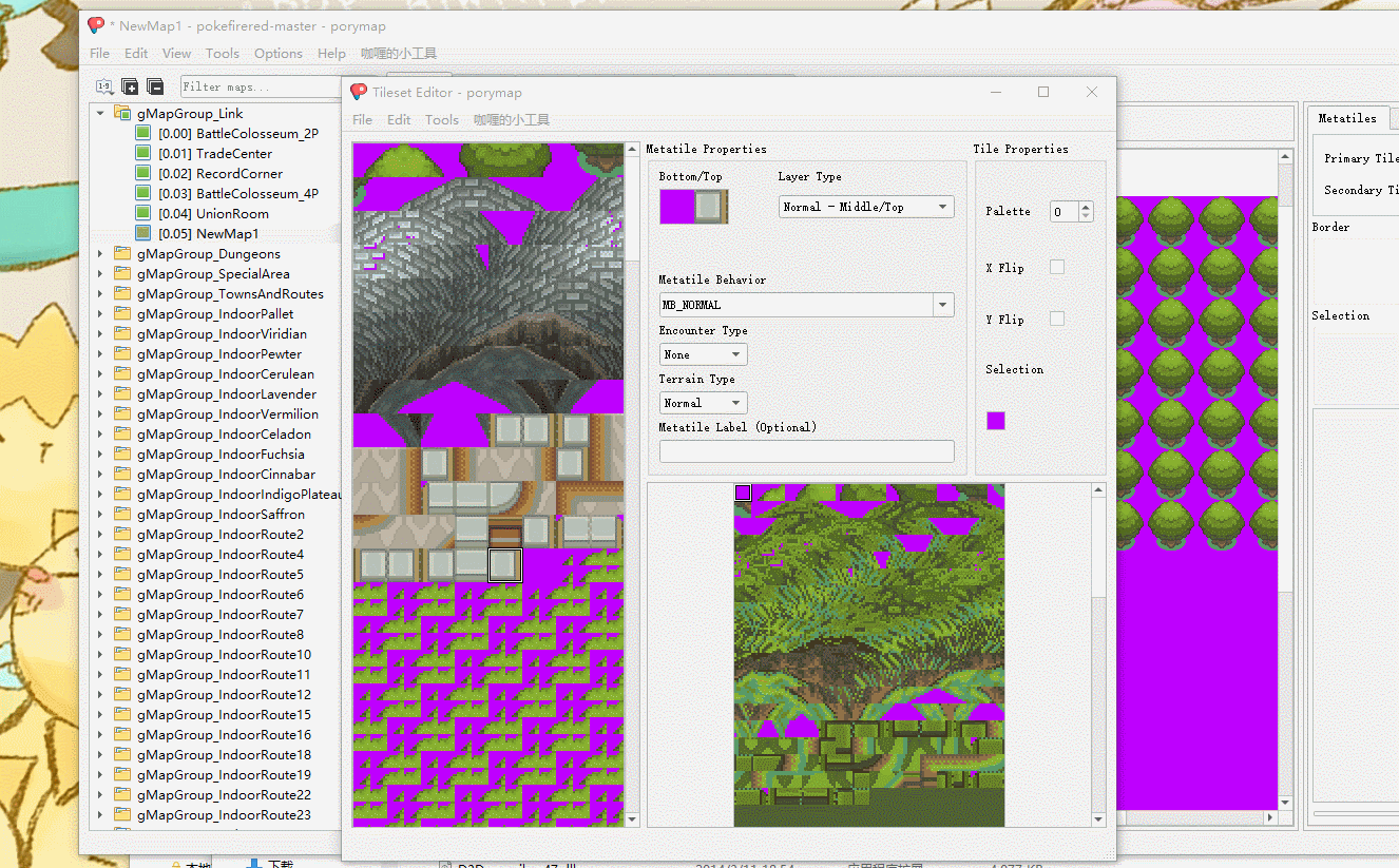 Auto Tiles, Metatiles Generator | AdvanceMap Tileset and Map Exporter | and Some useful tools for Porymap
