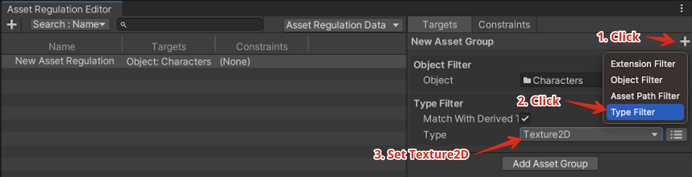 Create Type Filter