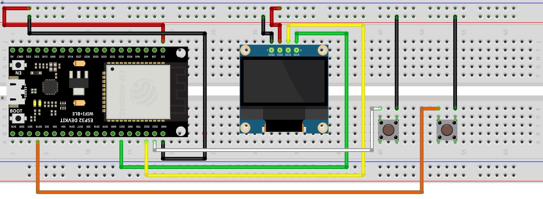 Breadboard circuit