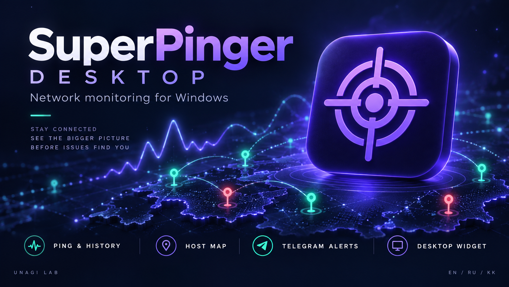SuperPinger Desktop — network monitoring for Windows