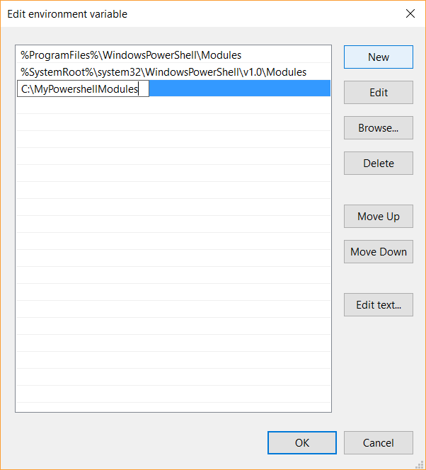 Add Environment Variable