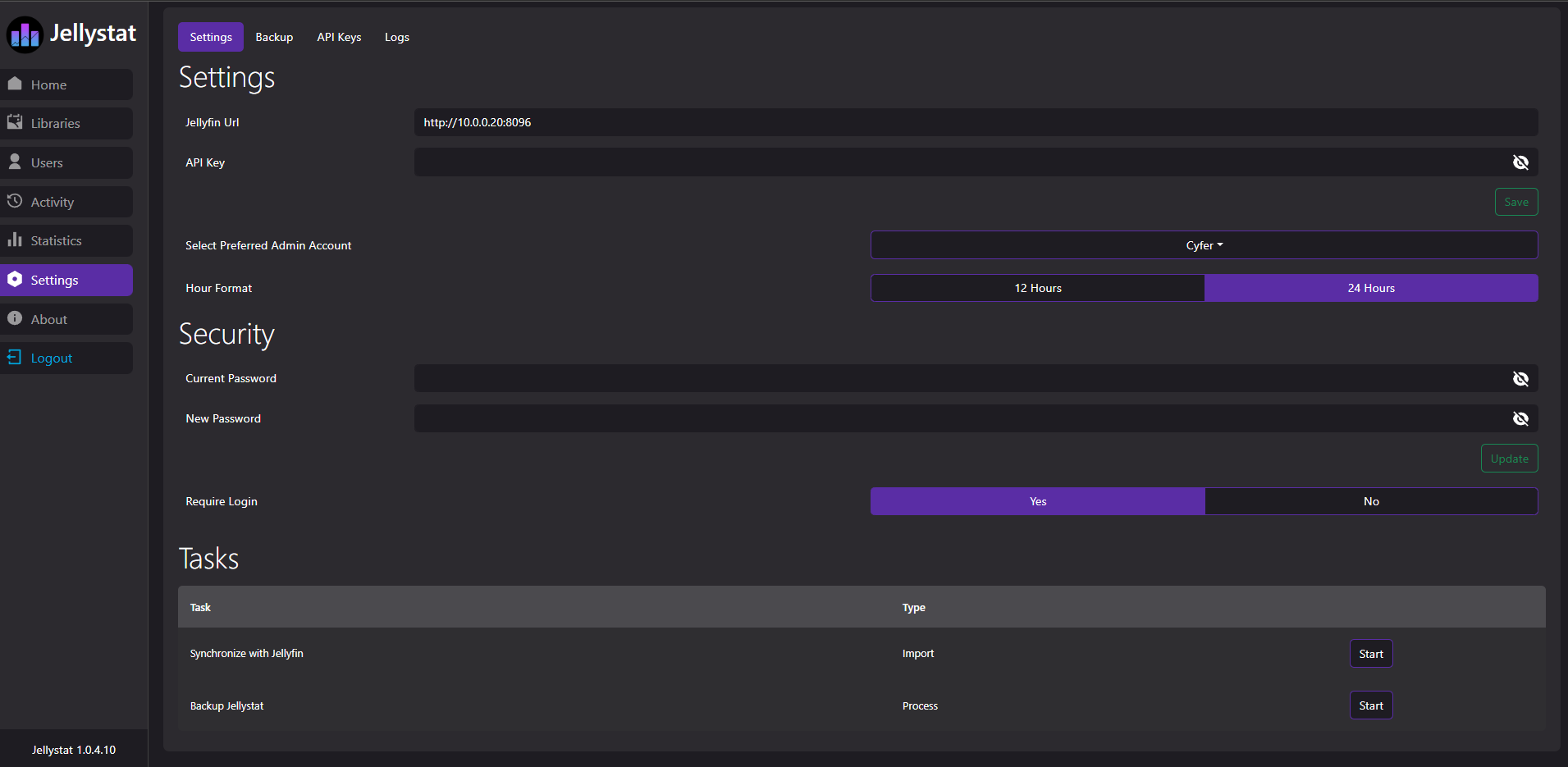 Jellystat image 4