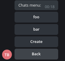 chats menu