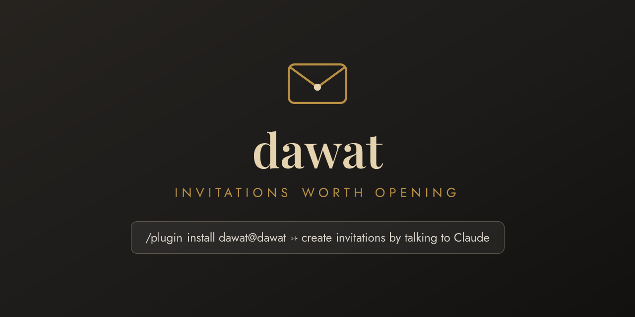 Dawat — invitations worth opening