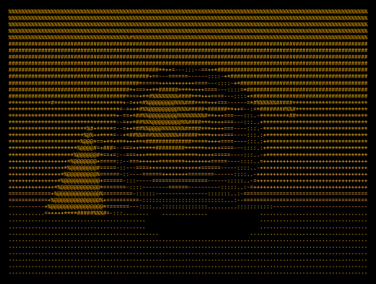 An animated ASCII art loop exported from Atelier ASCII