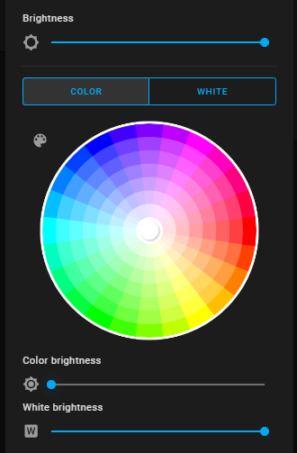 Example color palette