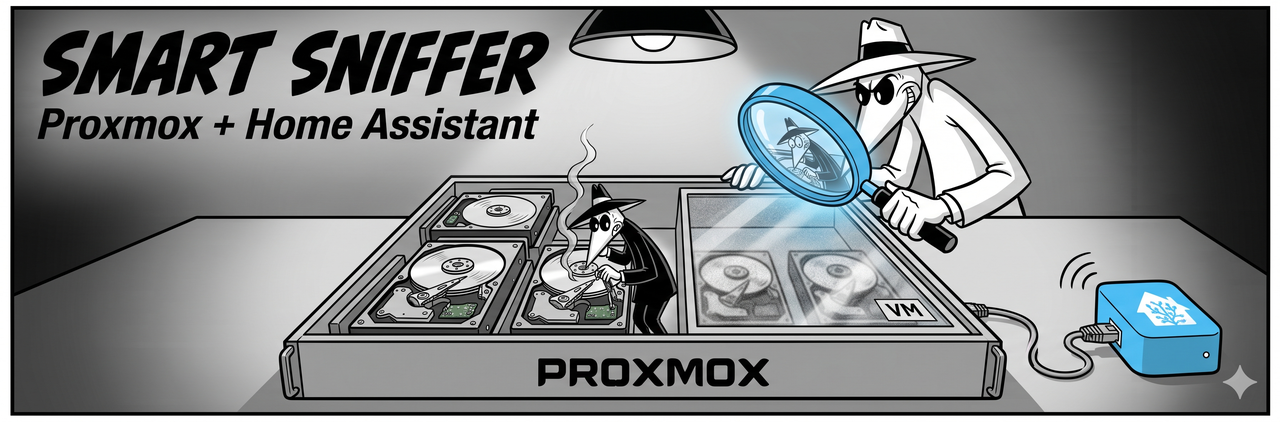 SMART Sniffer -- Proxmox + Home Assistant