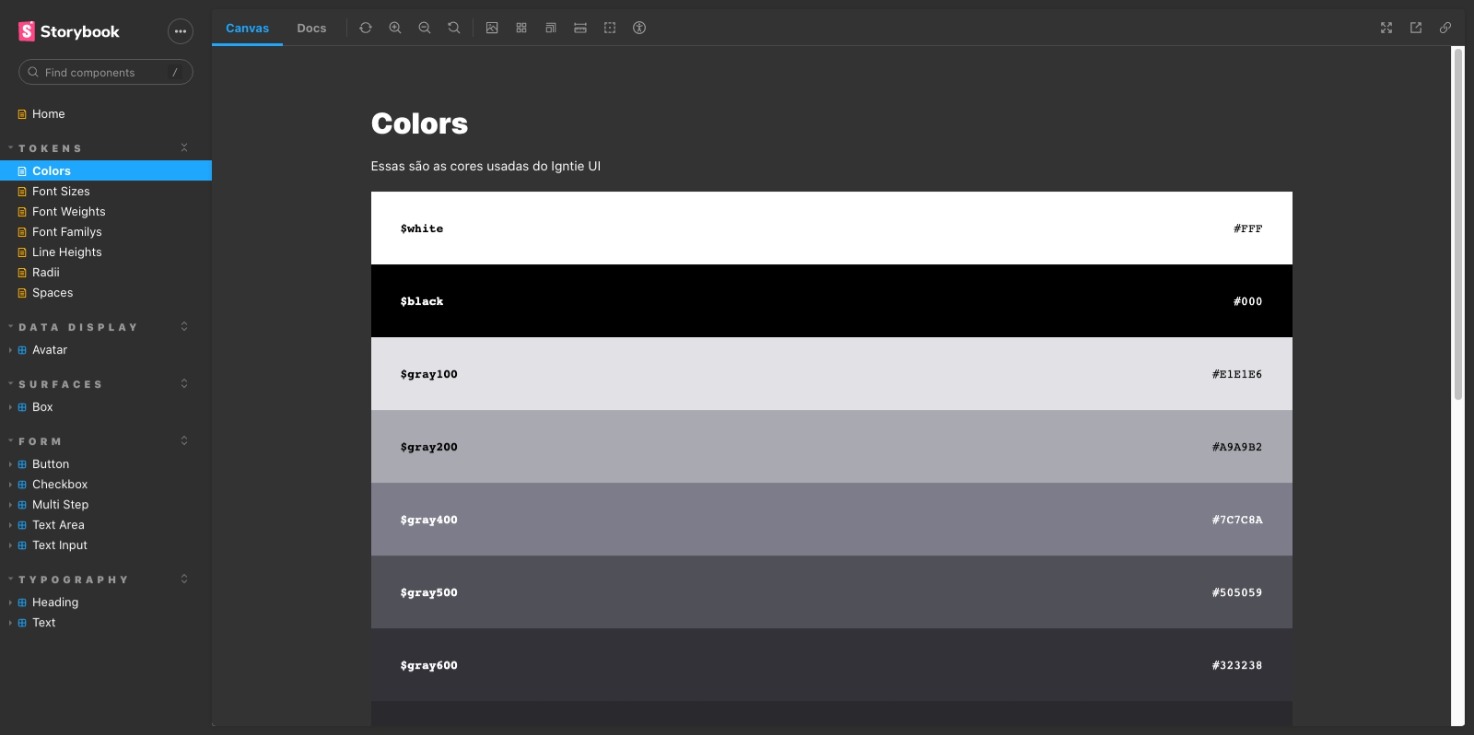 Design System Ignite UI