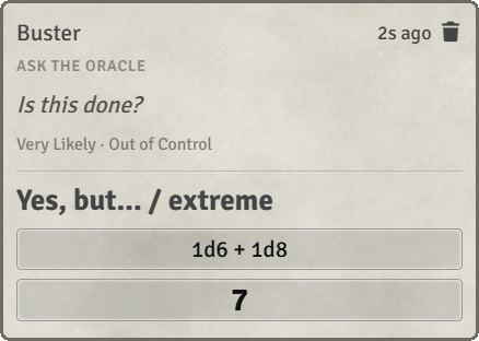 Oracle Result