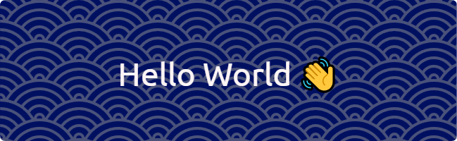 Hello World 👋