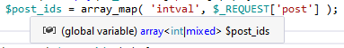 array_map() type inferrence