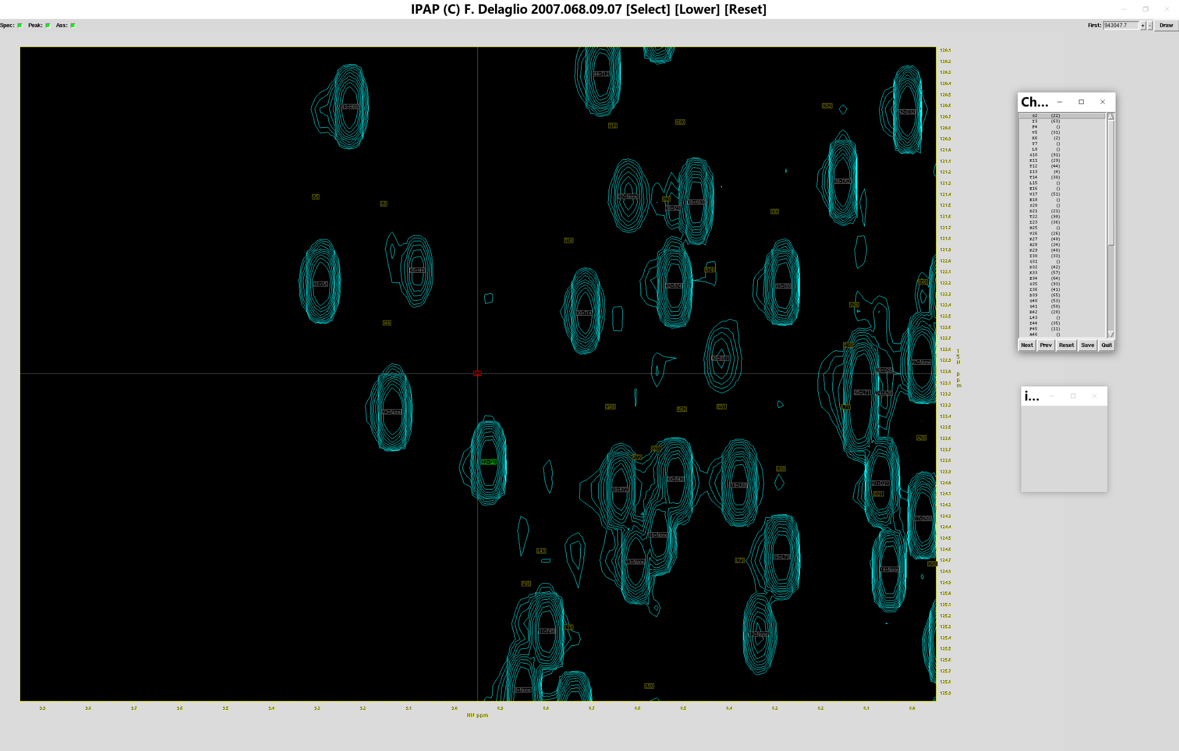 Tutorial基于NMRPipe的RDC数据处理教程 TanglabPKU