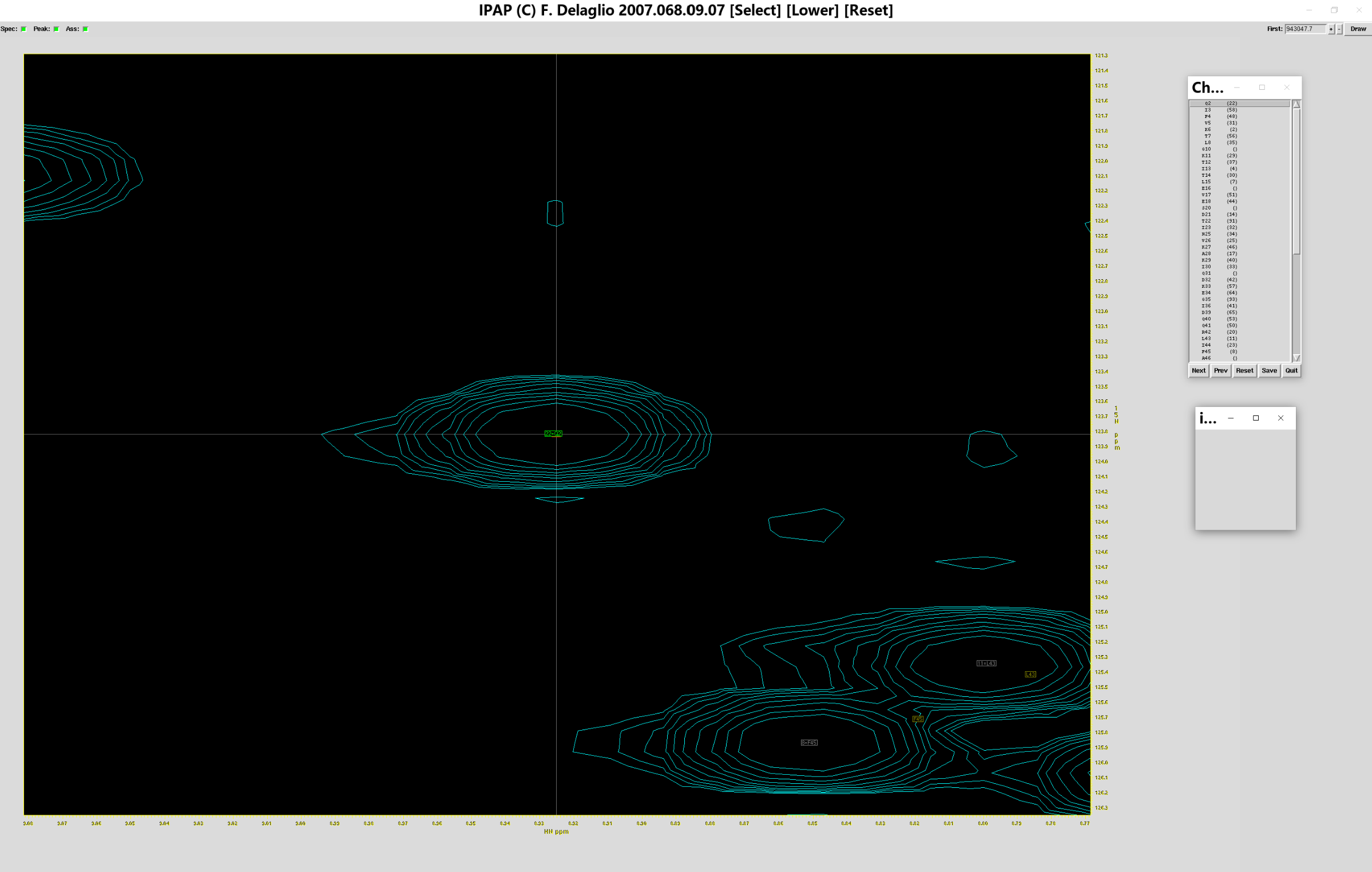 Tutorial基于NMRPipe的RDC数据处理教程 TanglabPKU