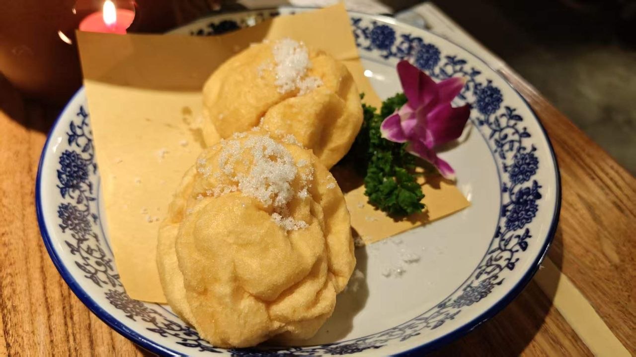 “常州非物质文化遗产”豆沙网油卷