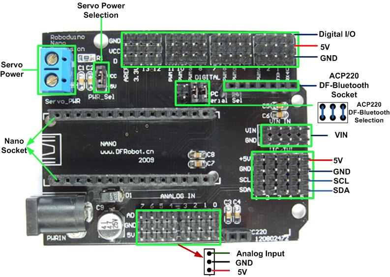 Arduino Nano IO Shield