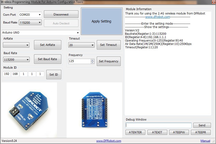 Fig2:Apply Setting for Arduino UNO