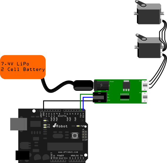 Arduino connection diagram