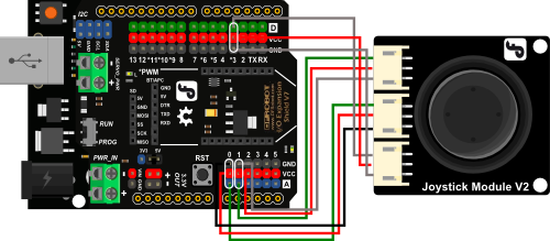 oystick Module For Arduino Diagram