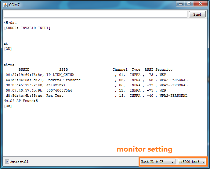 Fig1: Monitor Configuration